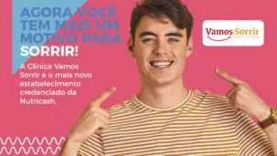 Clínica Vamos Sorrir agora é credenciado Nutricash!